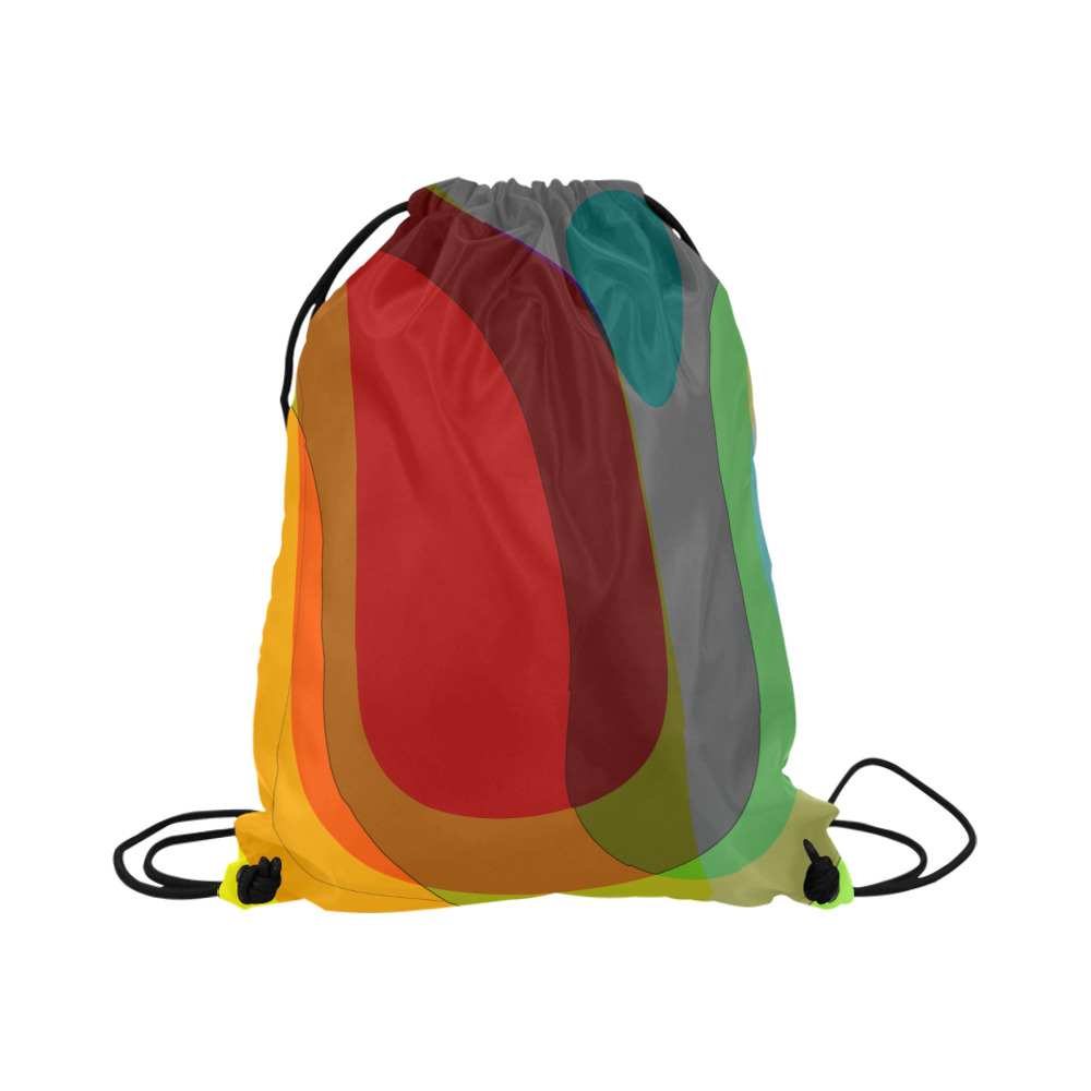 Colorful Abstract 118 Large Drawstring Bag Model 1604 (Twin Sides)  16.5"(W) * 19.3"(H)