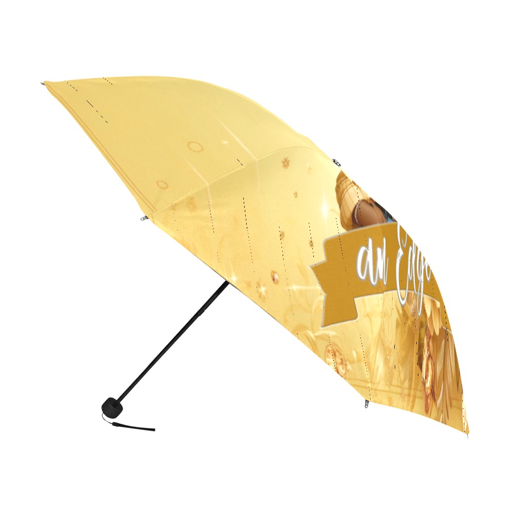 yellowfedorawomandesign umbrella Anti-UV Foldable Umbrella (U08)