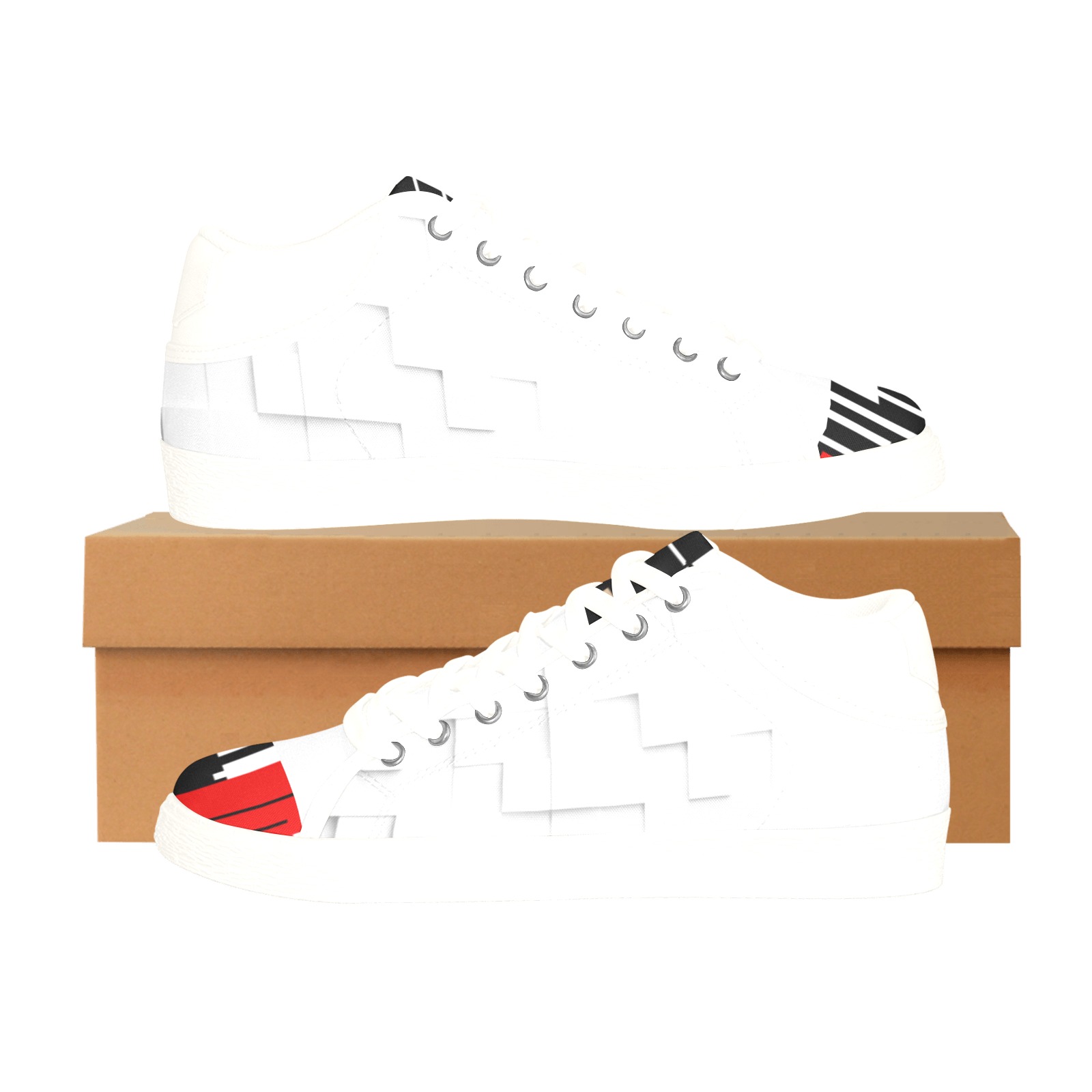 White Box Chukka Casual Shoe Men's Chukka Canvas Shoes (Model 003)