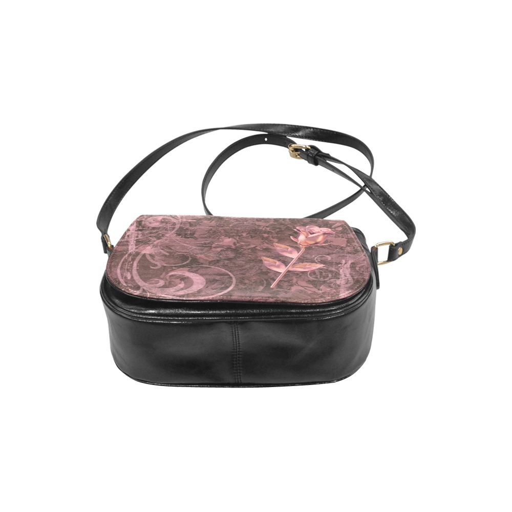 Rose Bud Saddle Bag Classic Saddle Bag/Large (Model 1648)