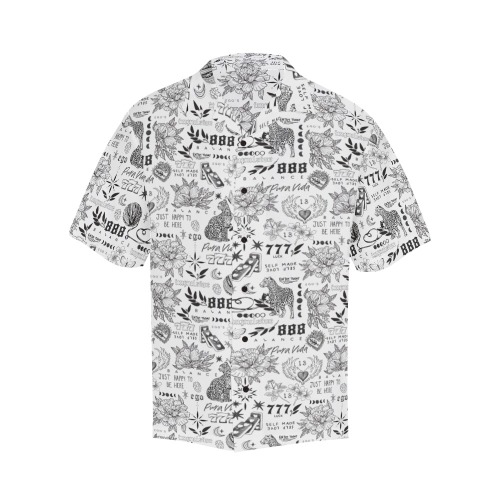 Inspirational tattoo pattern BL 2 Hawaiian Shirt (Model T58)