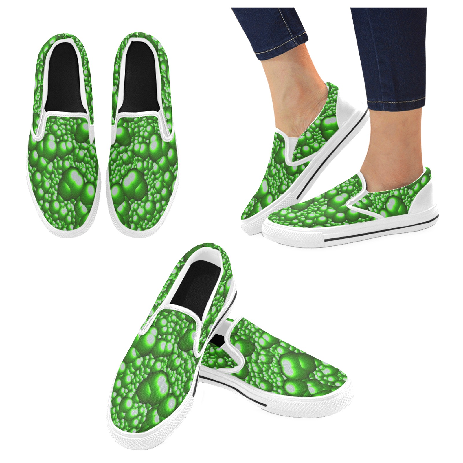 MINT w Slip-on Canvas Shoes for Kid (Model 019)