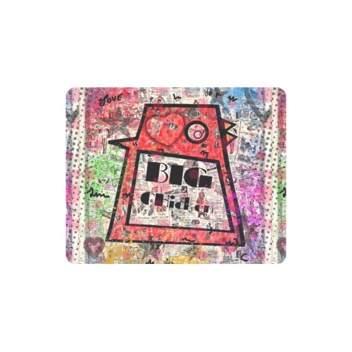 Big Chicken Paper by Nico Bielow Rectangle Mousepad