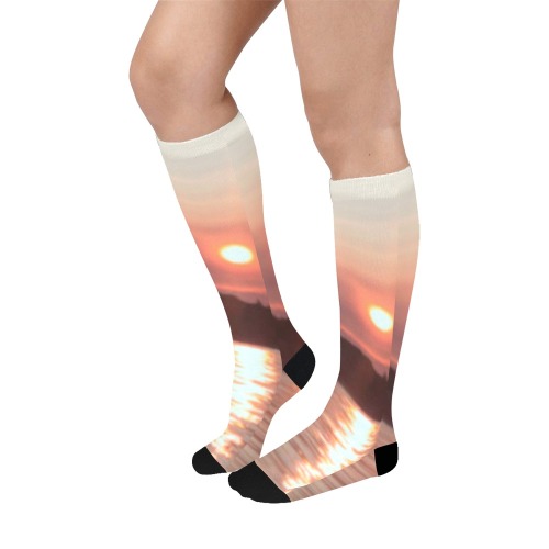 Glazed Sunset Collection Over-The-Calf Socks