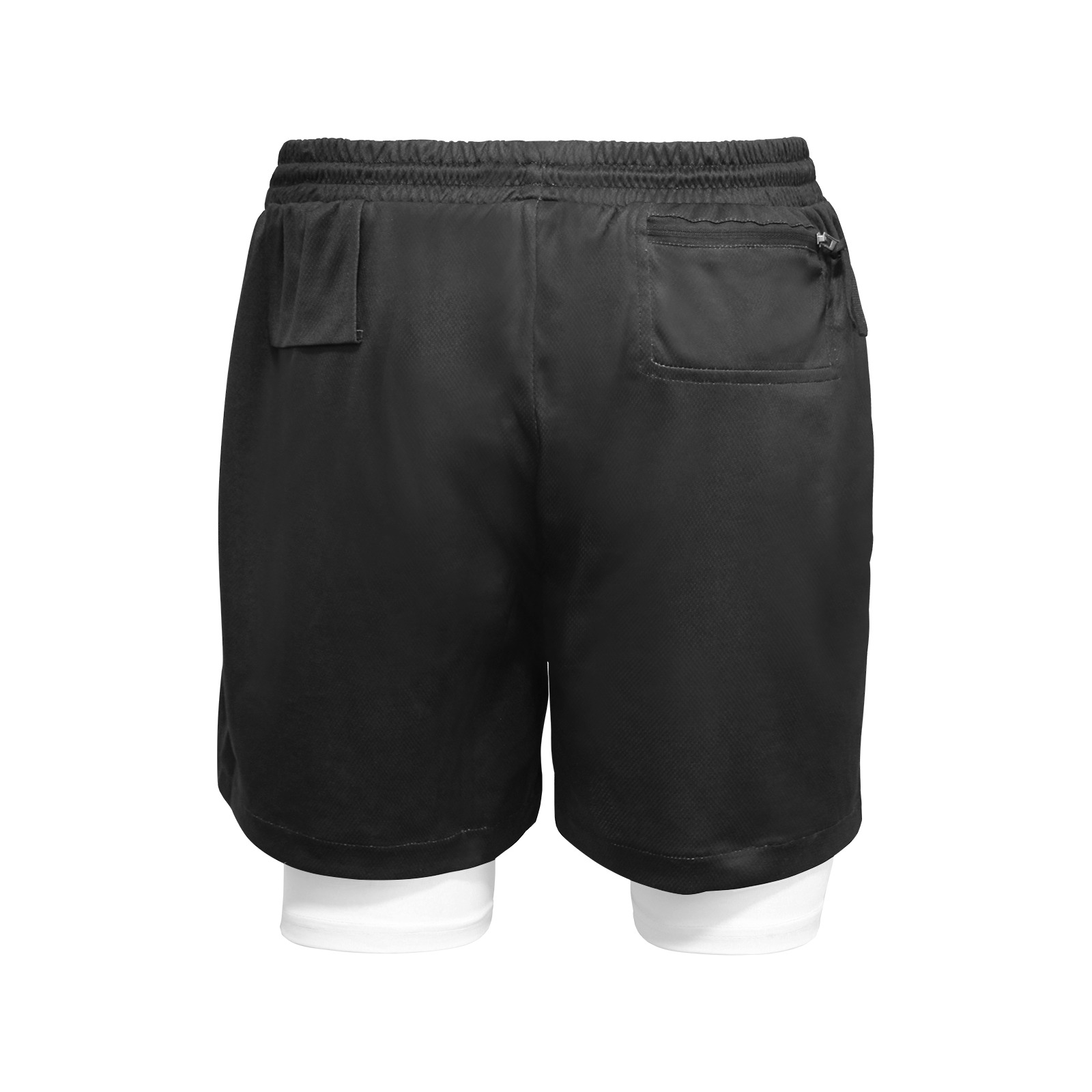 yr5yr Men's Sports Shorts with Compression Liner (Model L62)