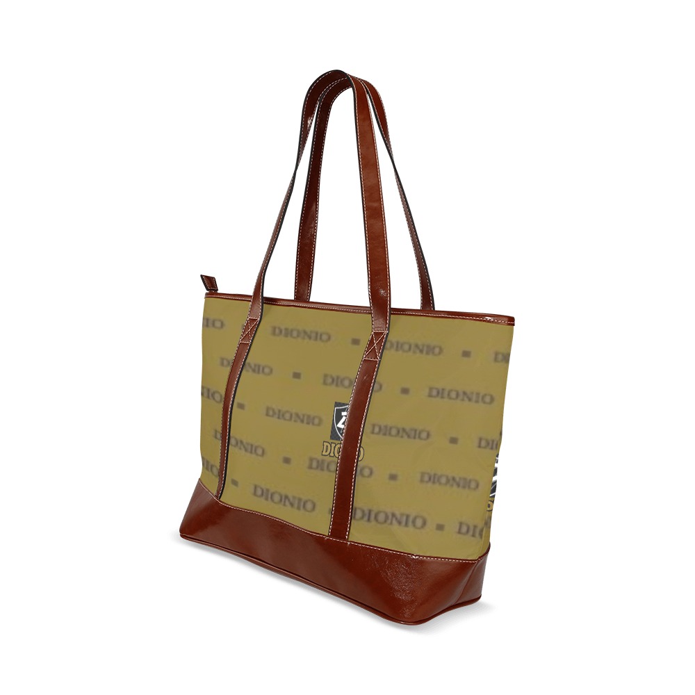 Dionio - Tote Handbag ( Brown Repeat) Tote Handbag (Model 1642)