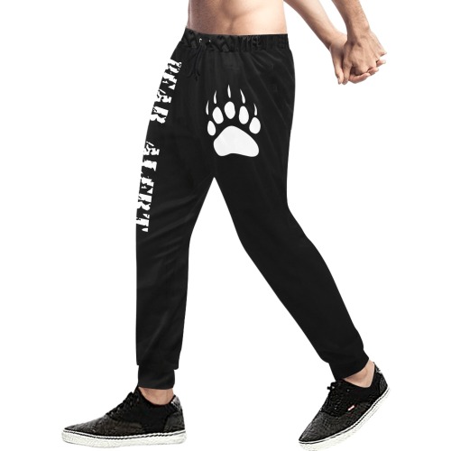 Bear alert Fetishworld Men's All Over Print Sweatpants (Model L11)