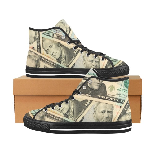 US PAPER CURRENCY Vancouver H Women's Canvas Shoes (1013-1)