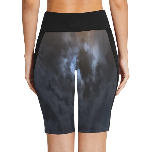Mystic Moon Collection Women's Workout Half Tights (Model L42)