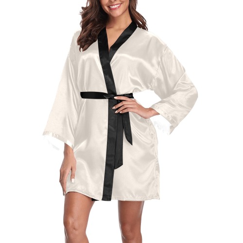 Perfectly Pale Long Sleeve Kimono Robe