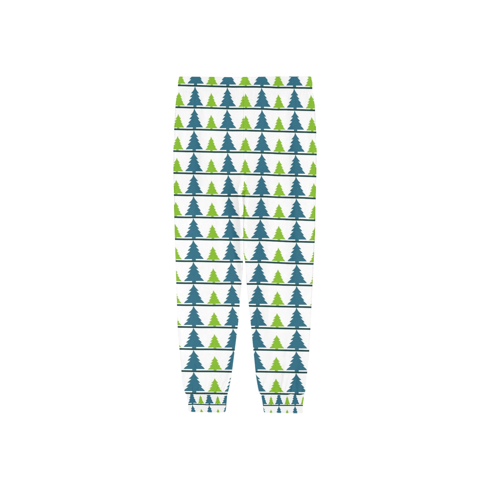 Christmas Trees 4 Men's Pajama Trousers with Custom Cuff