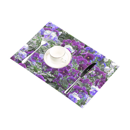 Field Of Purple Flowers 8420 Placemat 12’’ x 18’’ (Set of 6)