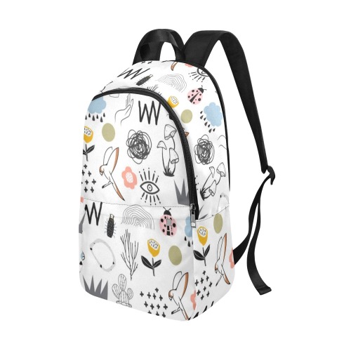 Doodle Fabric Backpack for Adult (Model 1659)