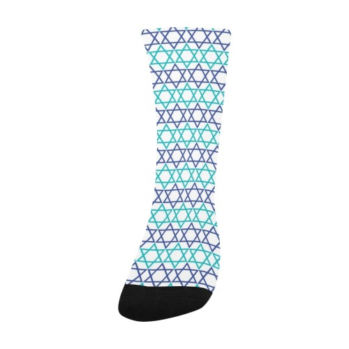Star of David socks Kids' Custom Socks