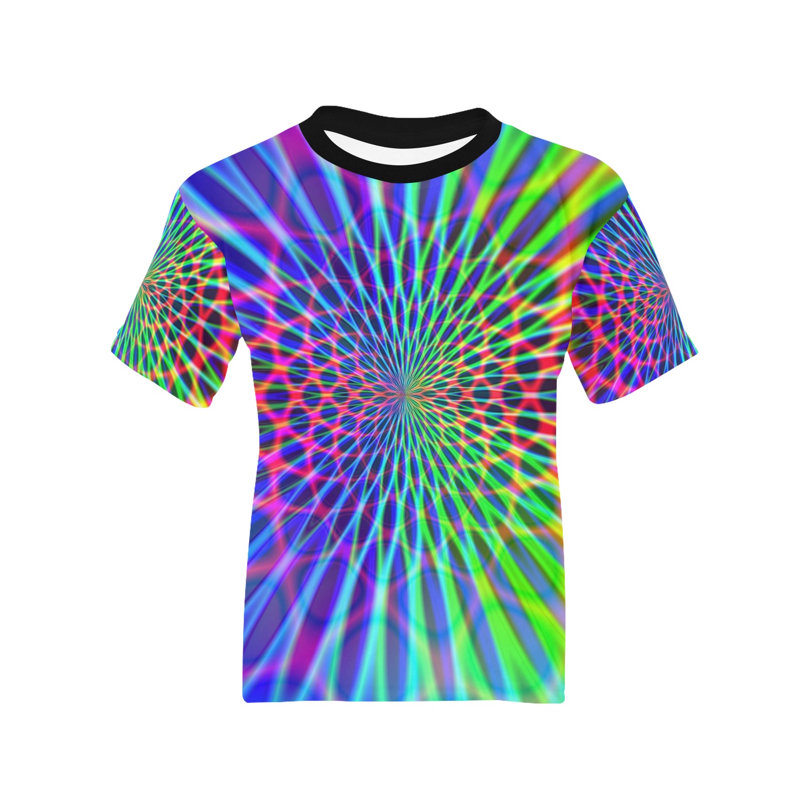 Abstract Rainbow Geometric.jpg Kids' All Over Print T-shirt (Model T65)