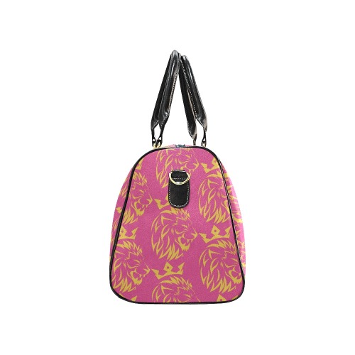 Freeman Empire Leather Duffle Bag (Pink) New Waterproof Travel Bag/Large (Model 1639)