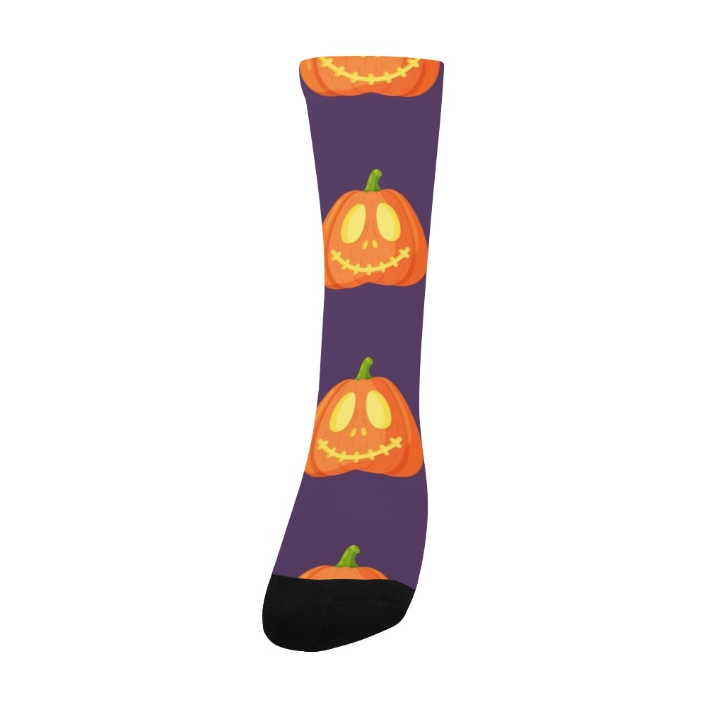 Halloween Pumpkin Socks for Men Men's Custom Socks