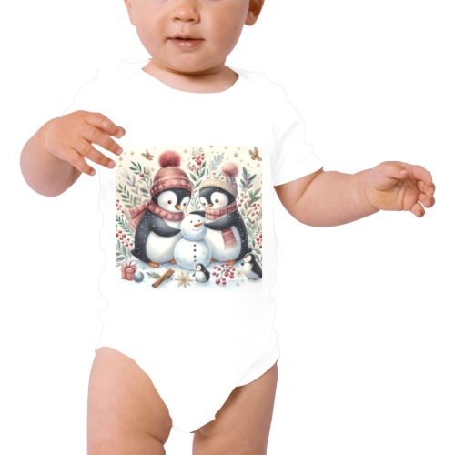 Penguin Snowman Building