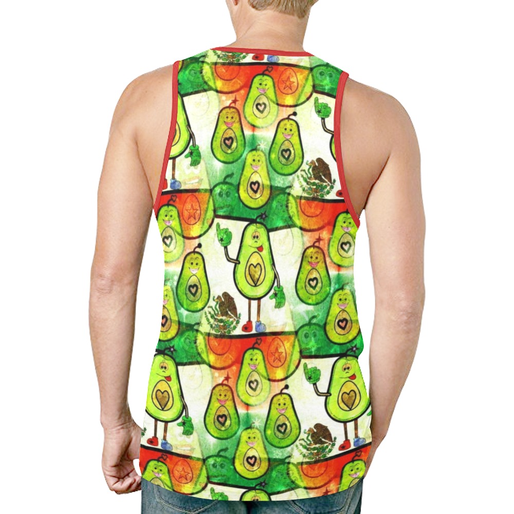 Holy Guacamole by Nico Bielow New All Over Print Tank Top for Men (Model T46)
