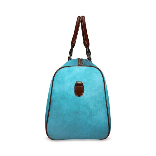 Luxury Weekender Blue II Waterproof Travel Bag/Large (Model 1639)