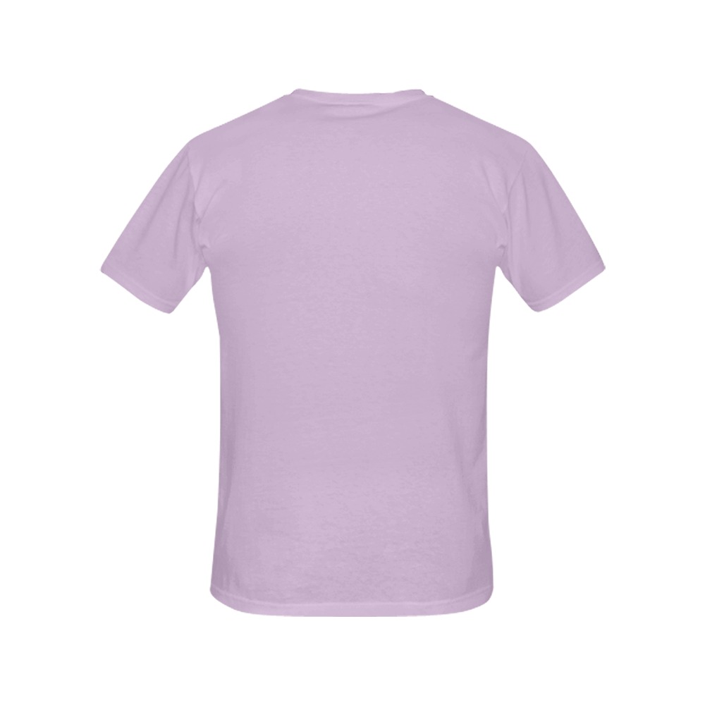 ZL.LOGOWM.lilac All Over Print T-Shirt for Women (USA Size) (Model T40)