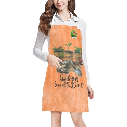 Hilltop Garden Produce by Kai Apron Collection- Gardeners know all the Dirt 53086P26 All Over Print Apron