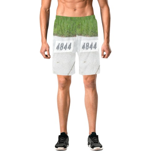 Street Number 4844 Men's All Over Print Elastic Beach Shorts (Model L20)