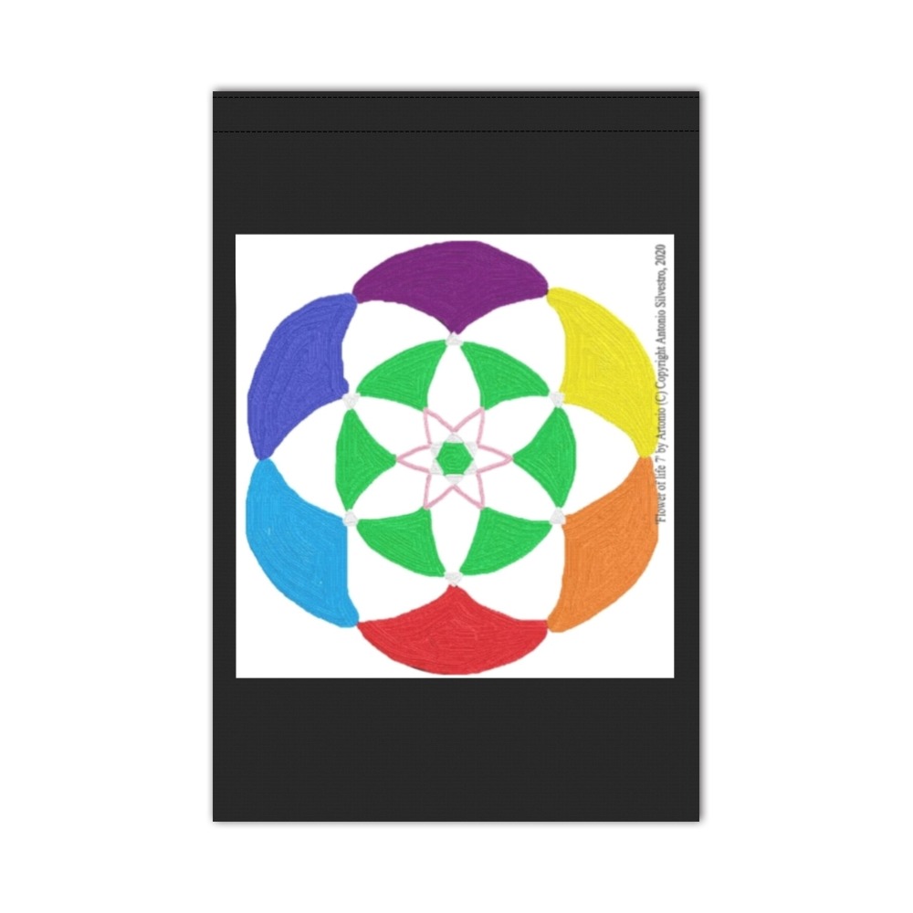 Flower of life Garden Flag 12‘’x18‘’（Without Flagpole）