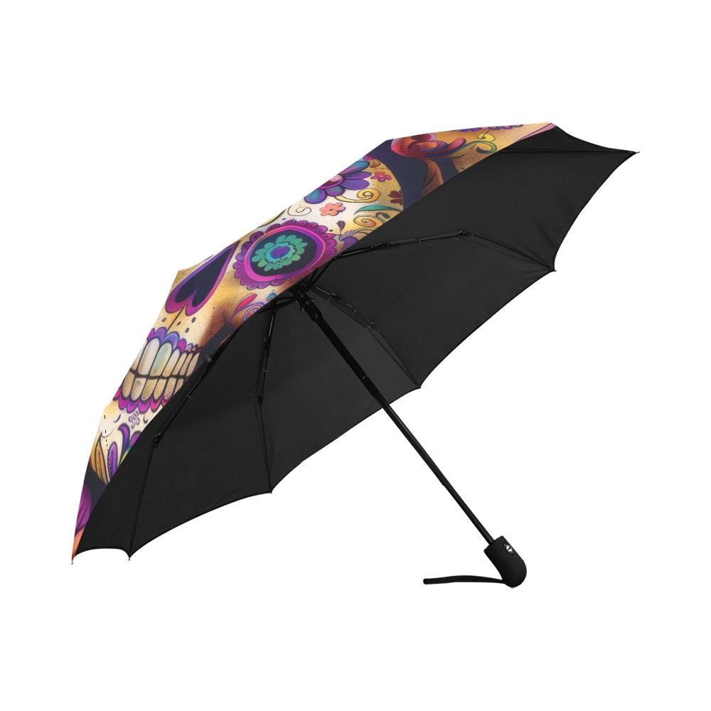 Sugar skull Anti-UV Auto-Foldable Umbrella (U09)