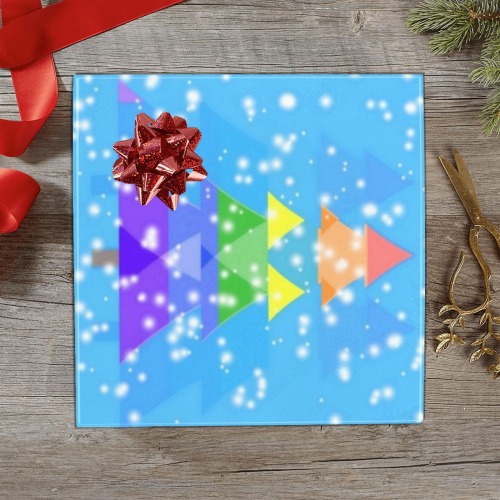 Rainbow Christmas by Nico Bielow Gift Wrapping Paper 58"x 23" (1 Roll)