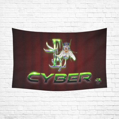 Cyber Collectable Fly Cotton Linen Wall Tapestry 90"x 60"
