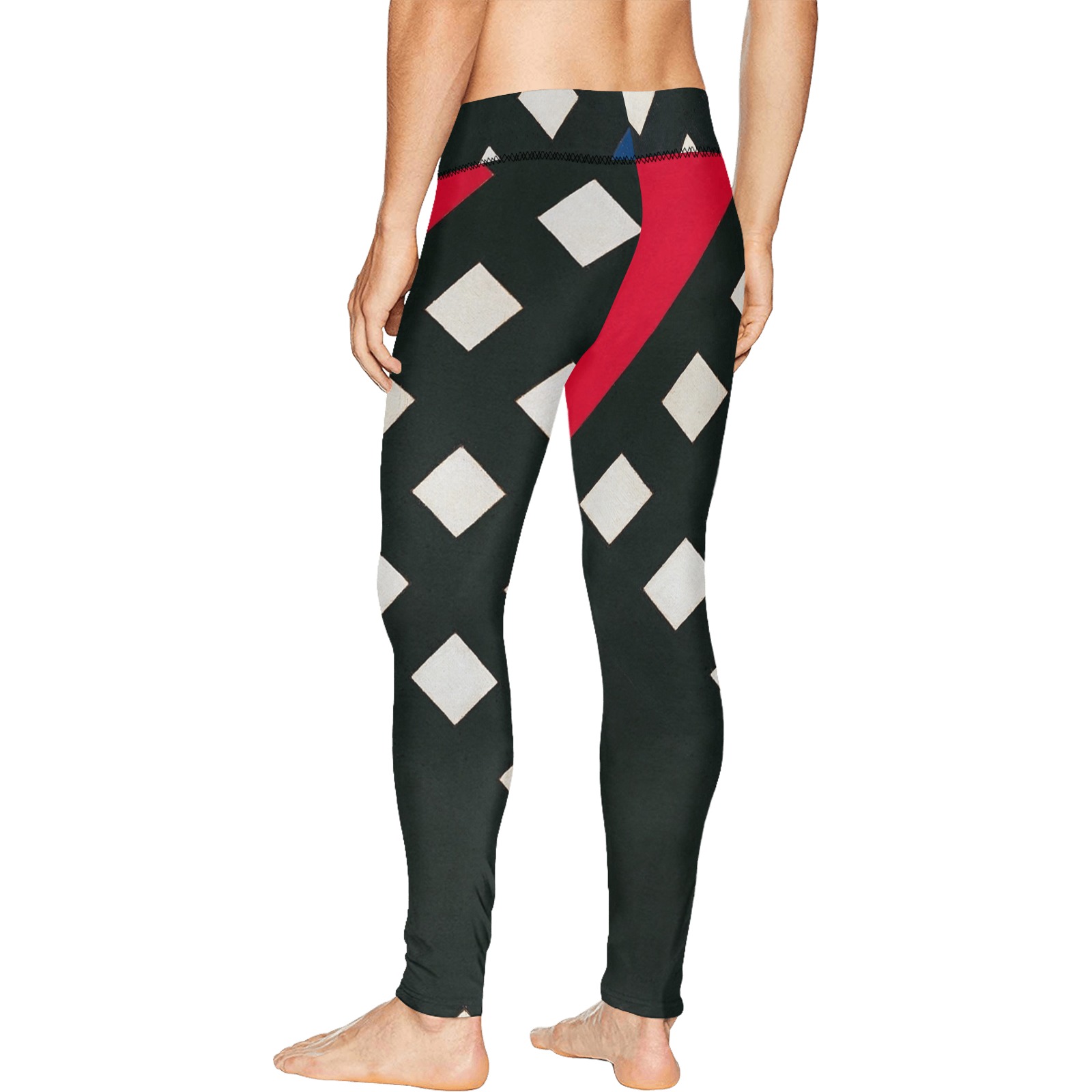 Counter-composition XV by Theo van Doesburg- Men's All Over Print Leggings (Model L38)