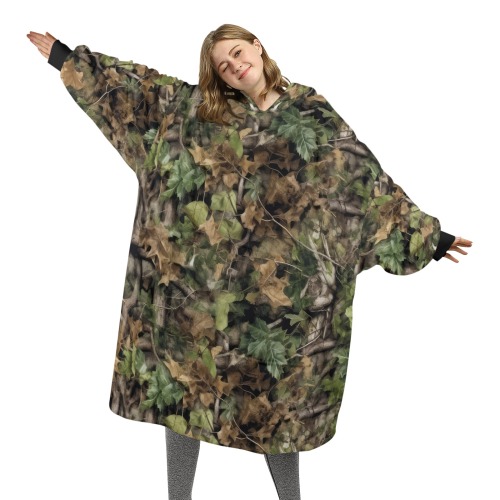 ADULT Tree Camo Blkt Hoodie