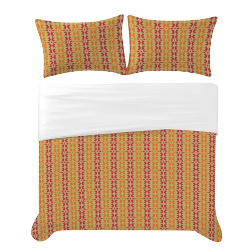 eclectic striped pink orange