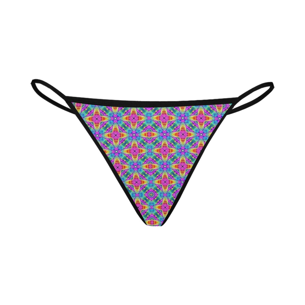 Pink Order Women's All Over Print G-String Panties (Model L35)