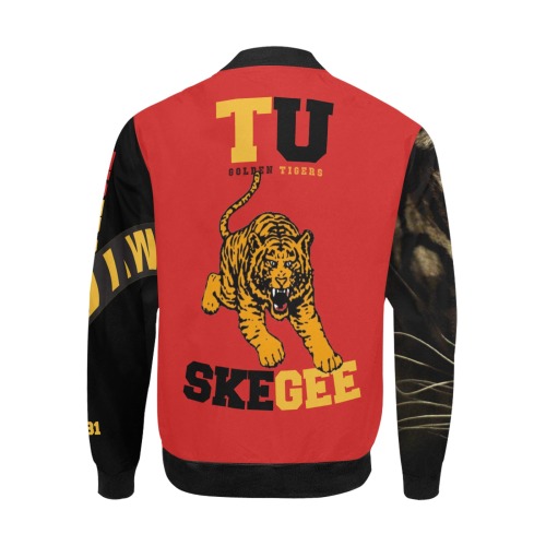 Tuskegee Tigers All Over Print Bomber Jacket for Men (Model H31)