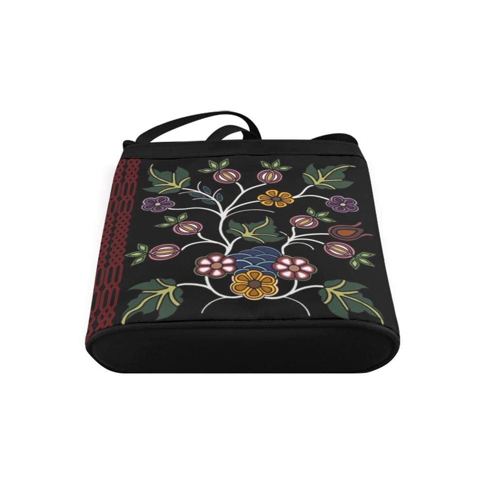 otter track floral Crossbody Bags (Model 1613)