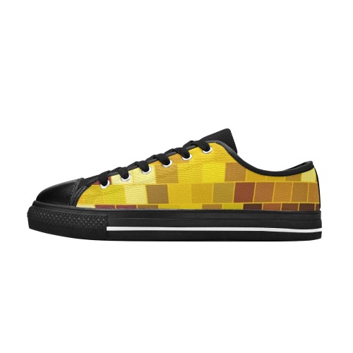 DISCO BALL 2 Low Top Canvas Shoes for Kid (Model 018)