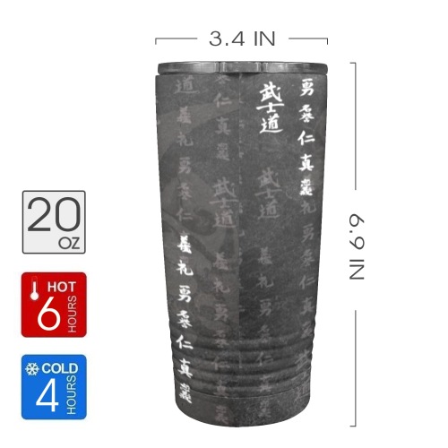 Samurai Woman New Age 20oz Insulated Stainless Steel Mobile Tumbler