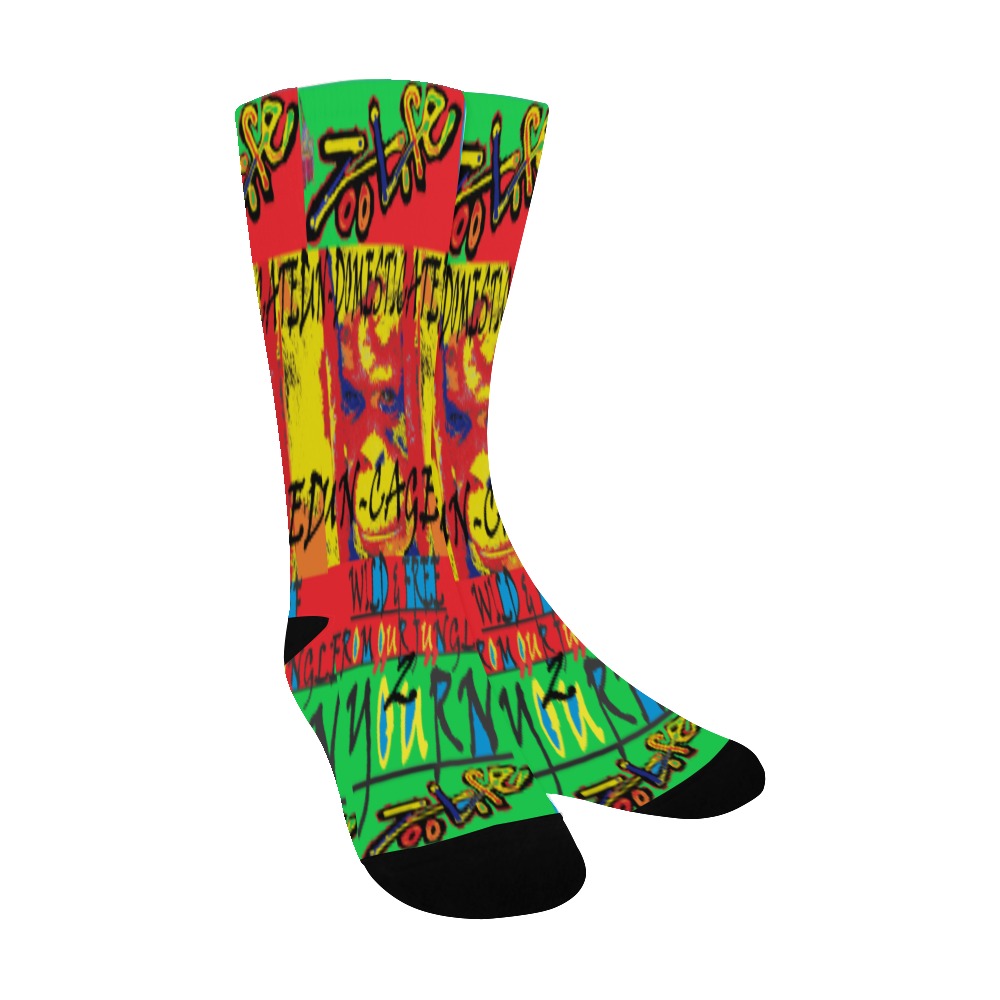 ZL.ANM.GRN Men's Custom Socks