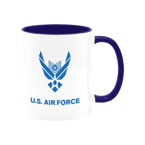 USAF Staff Sergeant Custom Inner Color Mug (11oz)