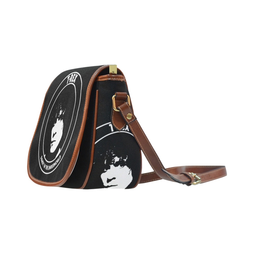 MARC BOLAN & T.REX - DANDY IN THE UNDERWORLD Saddle Bag/Small (Model 1649) Full Customization