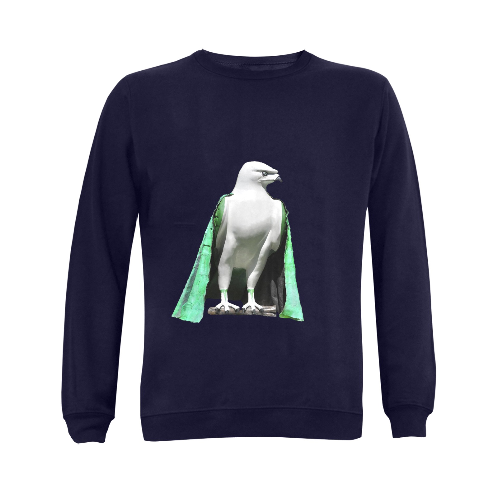 bird of prey bl Gildan Crewneck Sweatshirt(NEW) (Model H01)