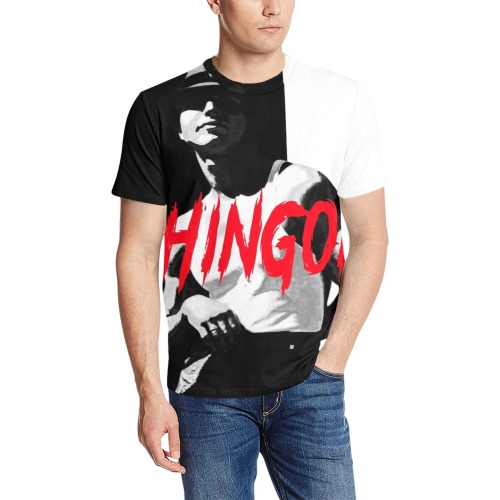 chingon Men's All Over Print T-Shirt (Random Design Neck) (Model T63)