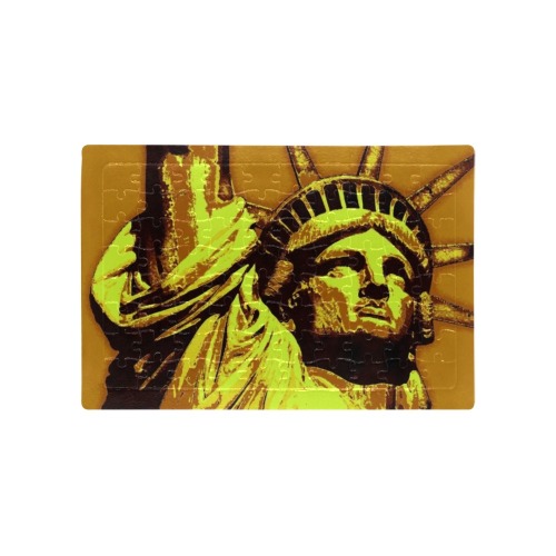 STATUE OF LIBERTY 2 (2) A4 Size Jigsaw Puzzle (Set of 80 Pieces)