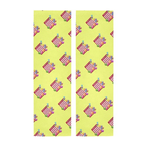 BINGO Game Card Pattern / Yellow Door Curtain Tapestry