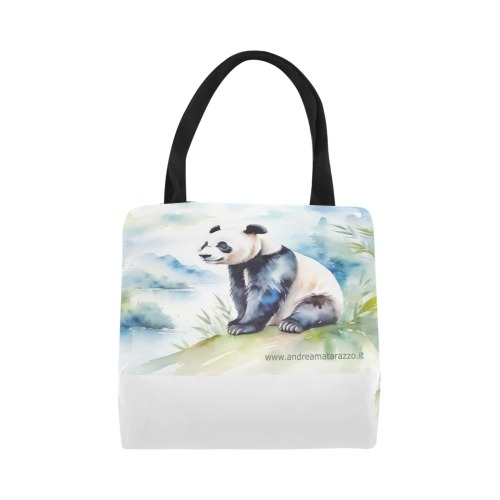 Panda Canvas Tote Bag (Model 1657)