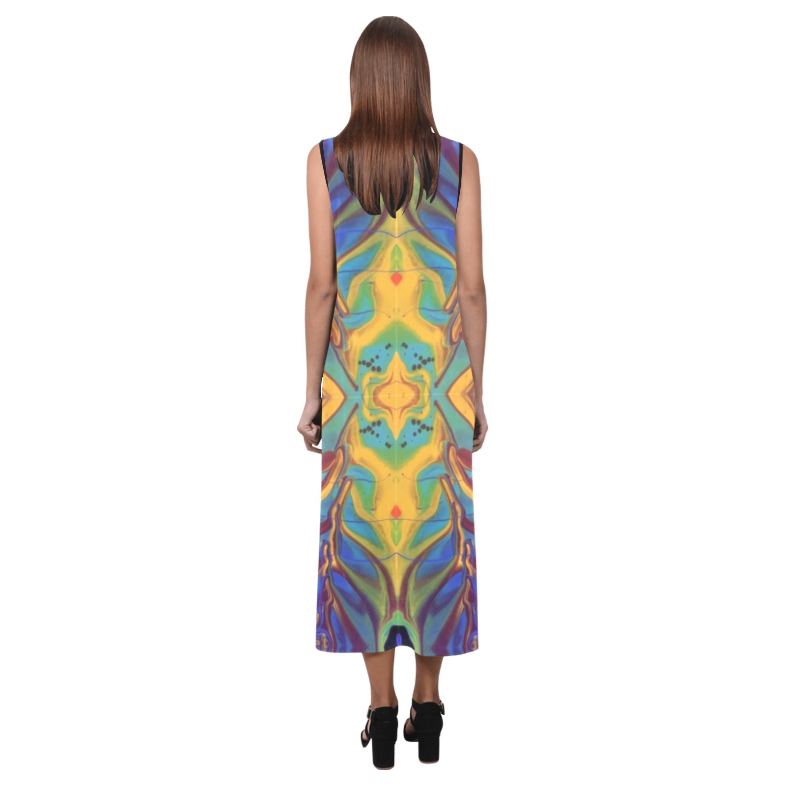 2022 Phaedra Sleeveless Open Fork Long Dress (Model D08)