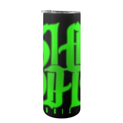 SHIT Show Green Tumbler 20oz Tall Skinny Tumbler with Lid and Straw