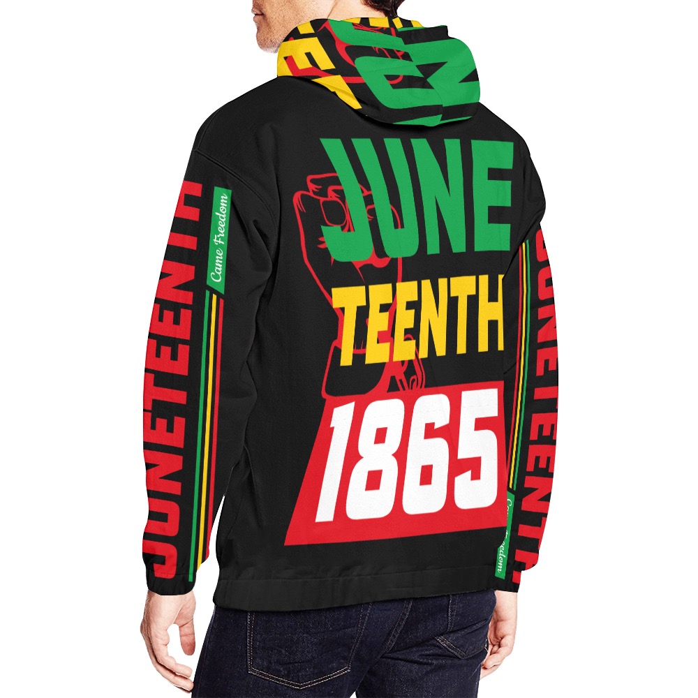 Juneteenth Hoodie Men All Over Print Hoodie for Men (USA Size) (Model H13)